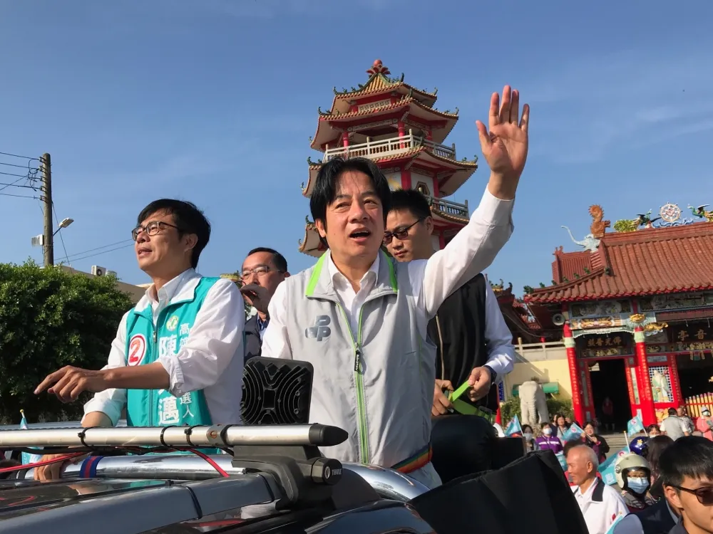 【直播】陳其邁車隊衝路竹、岡山　賴揆陪同催票