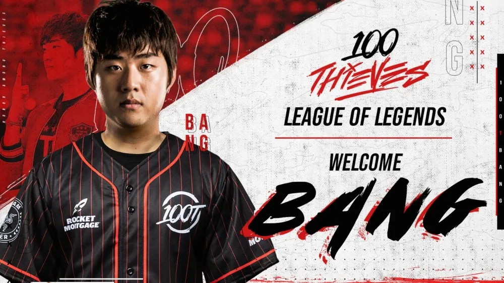 【英雄聯盟】集結百人與百盜之力　Bang加入北美戰隊100T