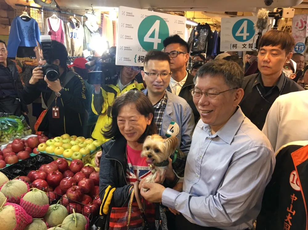 【直播】柯文哲市場拜票　下午將台北「4」掃一圈！