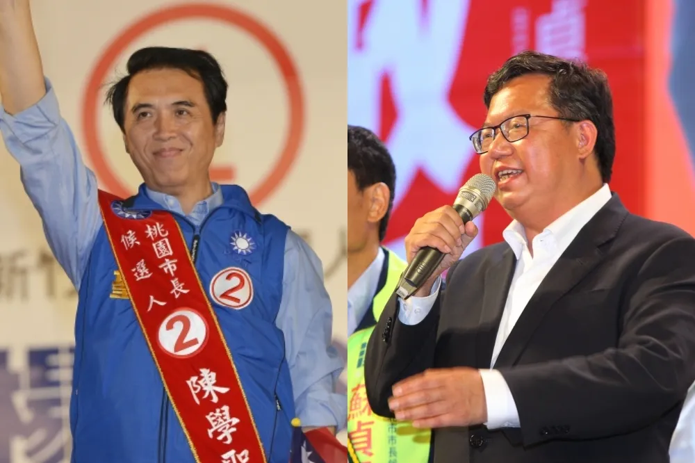 【快訊】桃園縣市長鄭文燦保住綠地　陳學聖宣布敗選