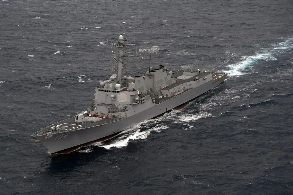 【2018年第三度】美國軍艦28日航行台灣海峽　國防部：全程掌握