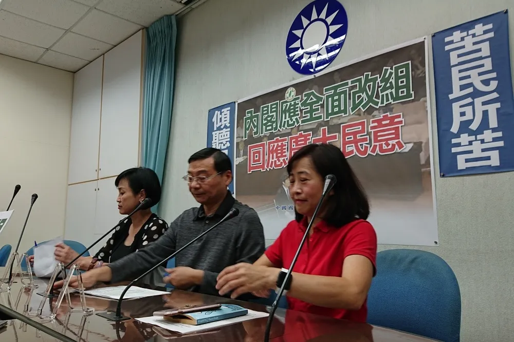 要求內閣全面改組　藍委加碼點名教育部、經濟部長下台