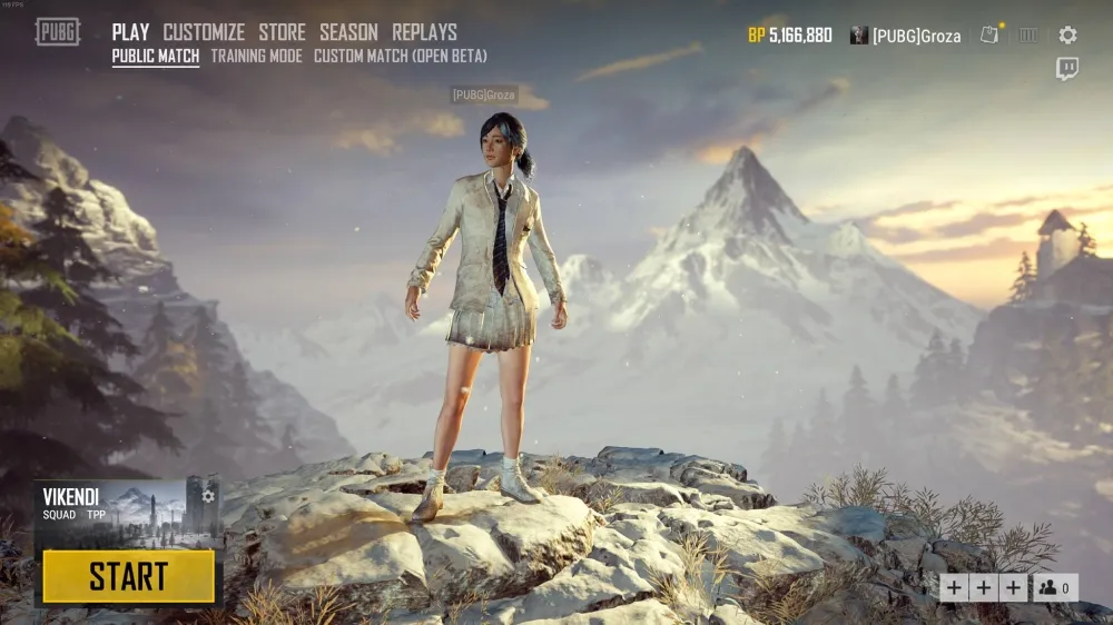 【PUBG】冬季雪景「Vikendi」登場　地圖限定摩托雪橇、新步槍