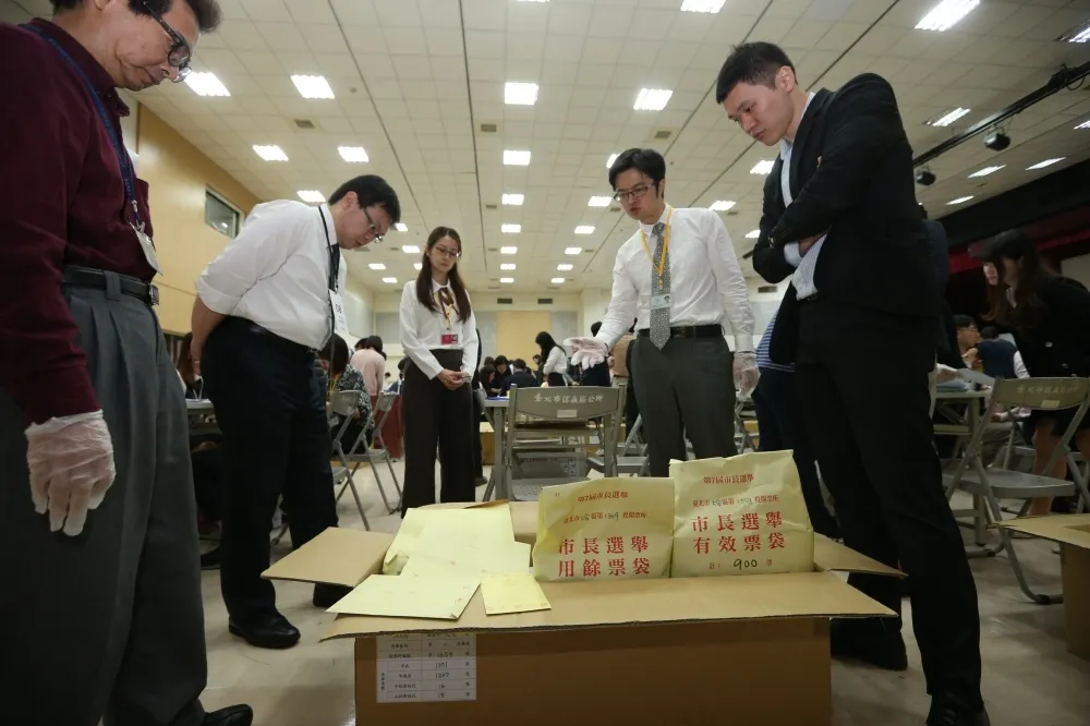【周末不驗】北市長選舉驗票進度達7成　剩中正中山信義3區