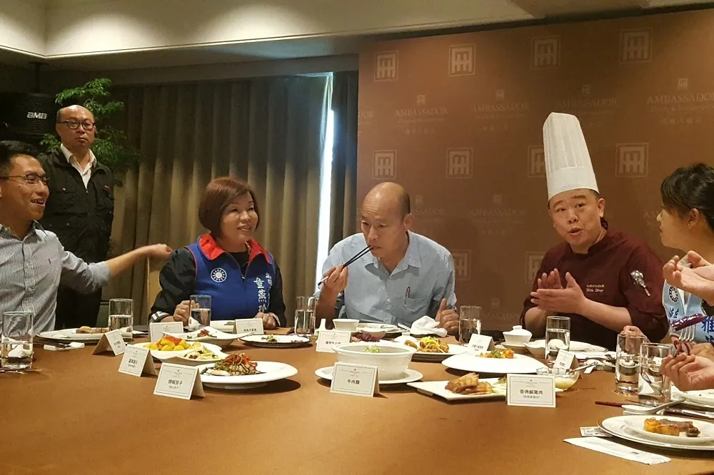 【菜色搶先嘗】韓國瑜就職酒會　「白玉苦瓜涼糕」搞笑上桌