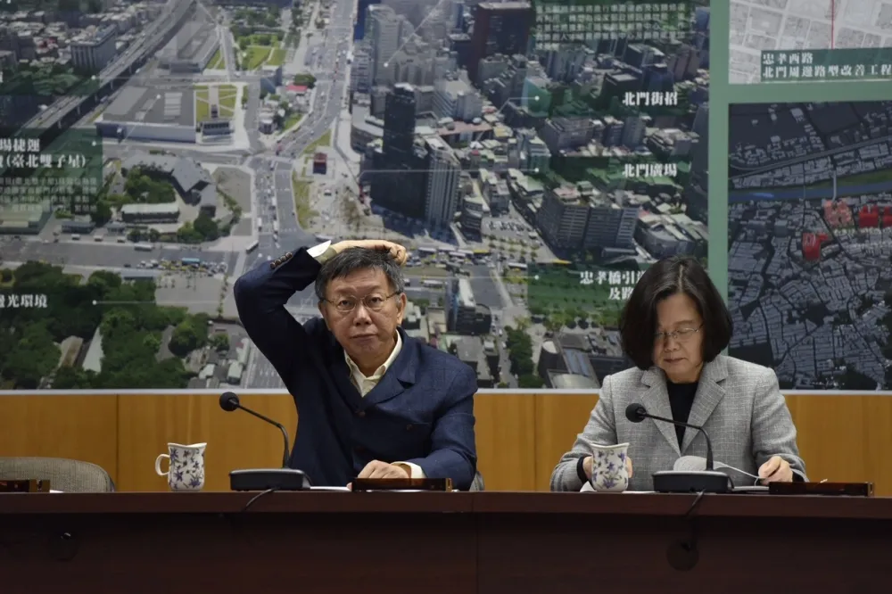 【蔡柯會登場】柯文哲開口向蔡總統要地　盼解套大巨蛋疏散問題