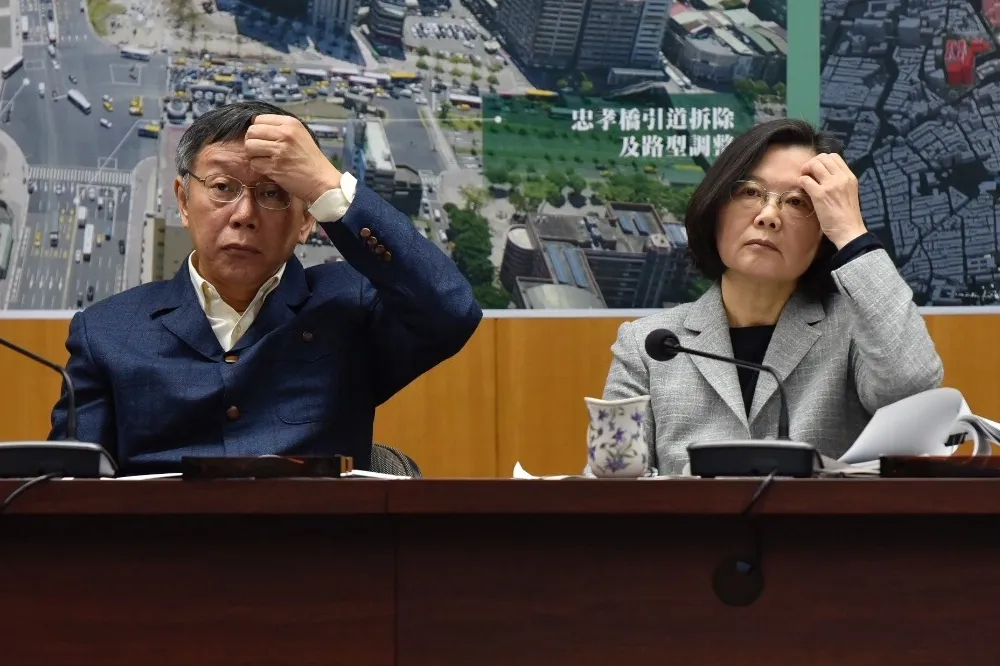 【現場觀察】「蔡柯會」讓白綠破冰？　柯：很多動作不做就沒事