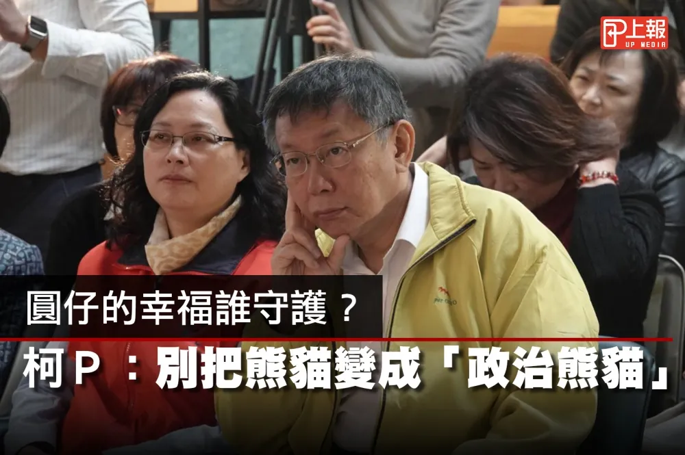 【影片】圓仔的幸福誰守護？　柯P：別把熊貓變成「政治熊貓」