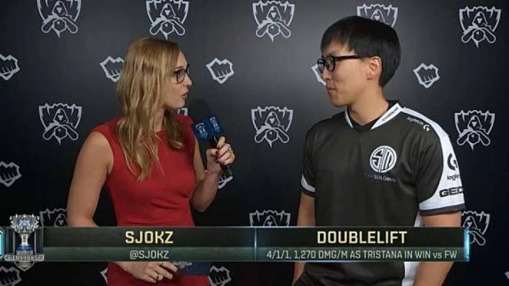 【世界大賽】TSM Doublelift賽後訪問：我覺得我們從謙卑中學到很多