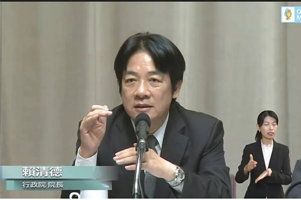 【直播】賴揆親上線　向全民報告「加速投資台灣專案會議」