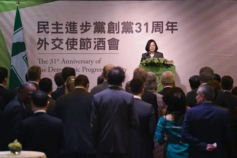 出席創黨31周年外交使節酒會　蔡英文：新南向政策真的有用