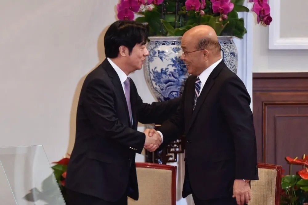 【政院長交接】蘇貞昌是「終結者」投手　賴清德：9局後搏人民支持