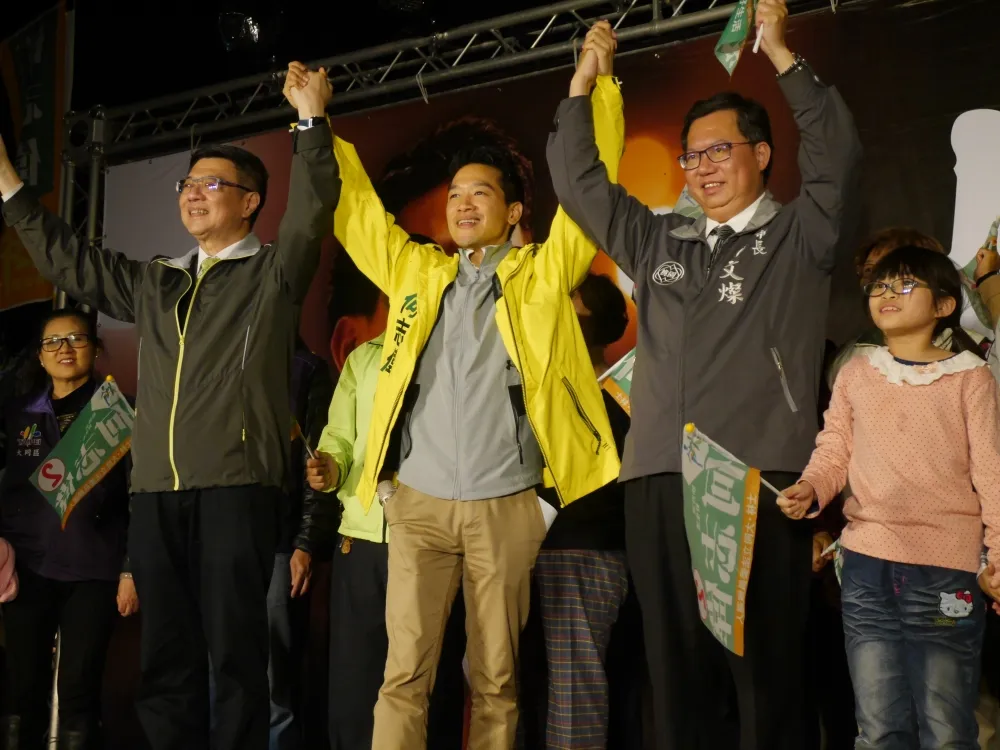 何志偉造勢擠三千人　民進黨大咖齊輔選