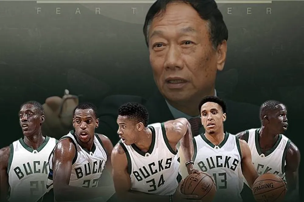 郭董錢進NBA　鴻海將冠名公鹿隊新主場