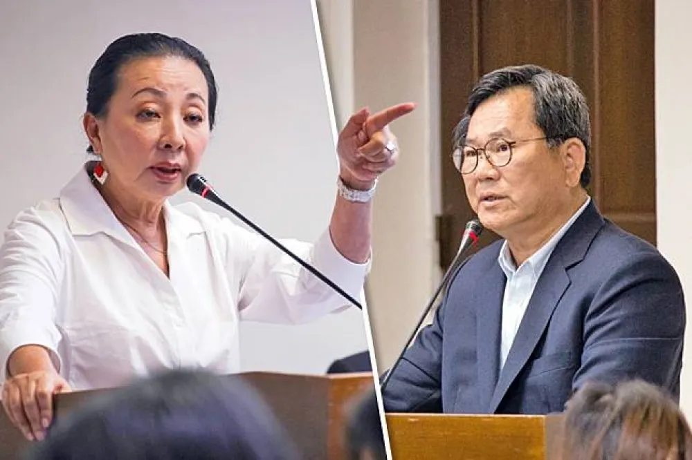 遭陳明文攬肩「不舒服」　張花冠上警局怒告性騷擾