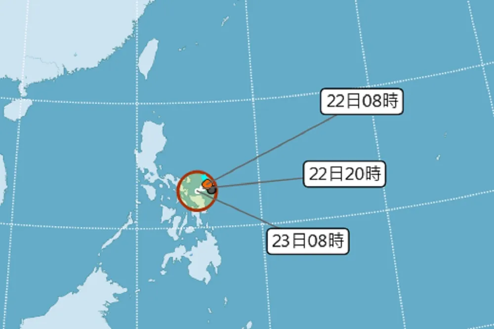 北台灣22日晚10度低溫　蝴蝶颱風若成形影響不大