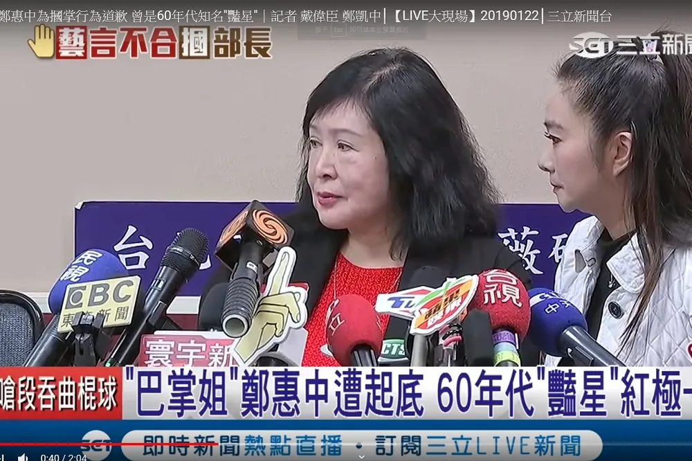 【狠巴鄭麗君】「去蔣化就是否定歷史」　藝人鄭惠中：只為動粗道歉