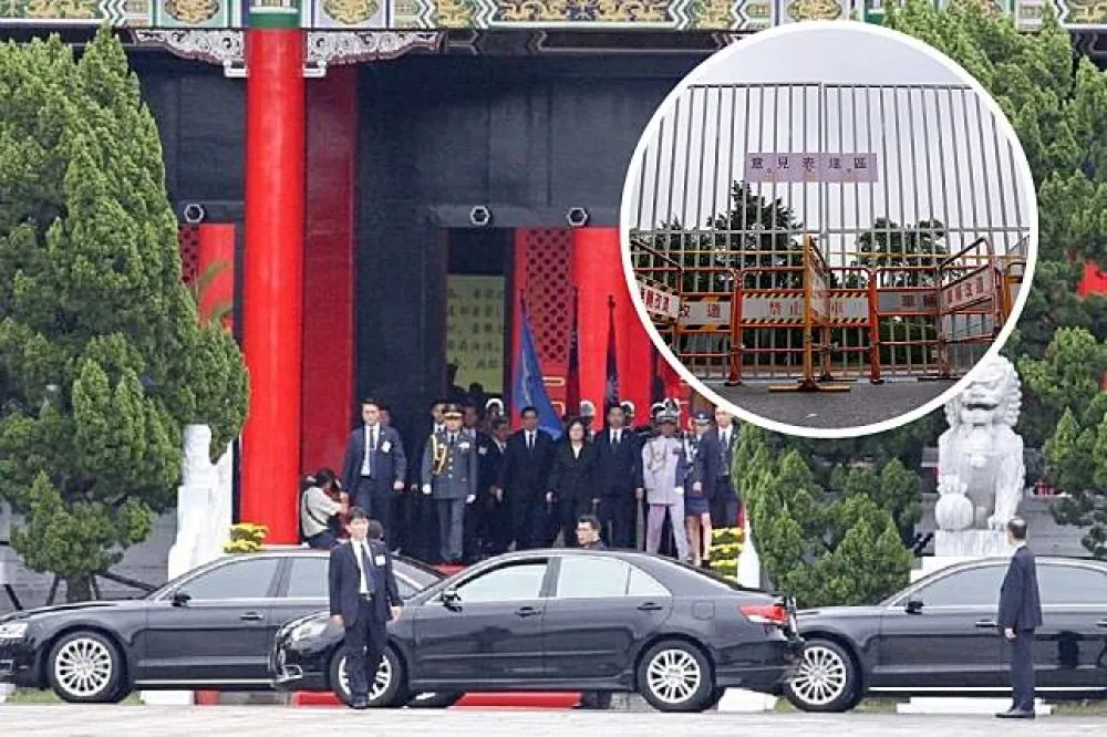 小英總統的第二個軍人節　有忠烈祠與3公尺高圍欄相伴