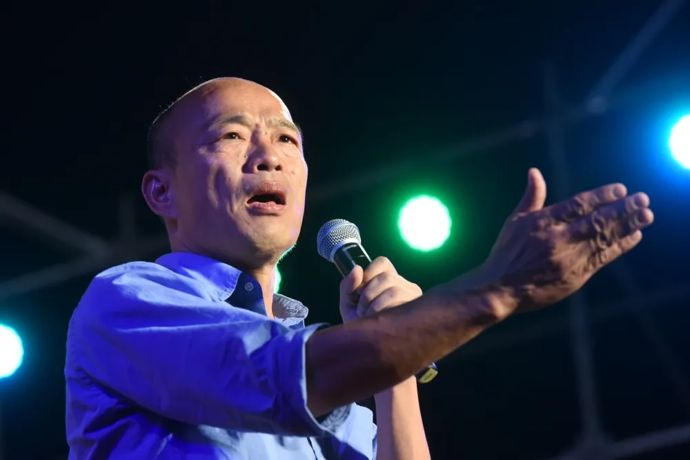 韓國瑜接受《海峽論談》專訪　稱兩岸關係「指腹為婚」