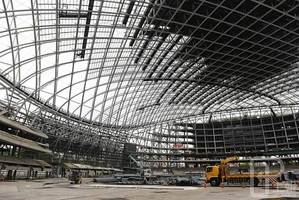 大巨蛋僅公安項目可復工　 北市府：證明我們合法有據