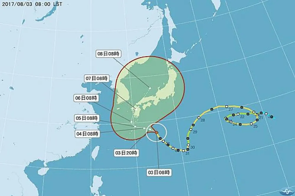 未來4天赴日韓旅遊需留意　諾盧恐登陸