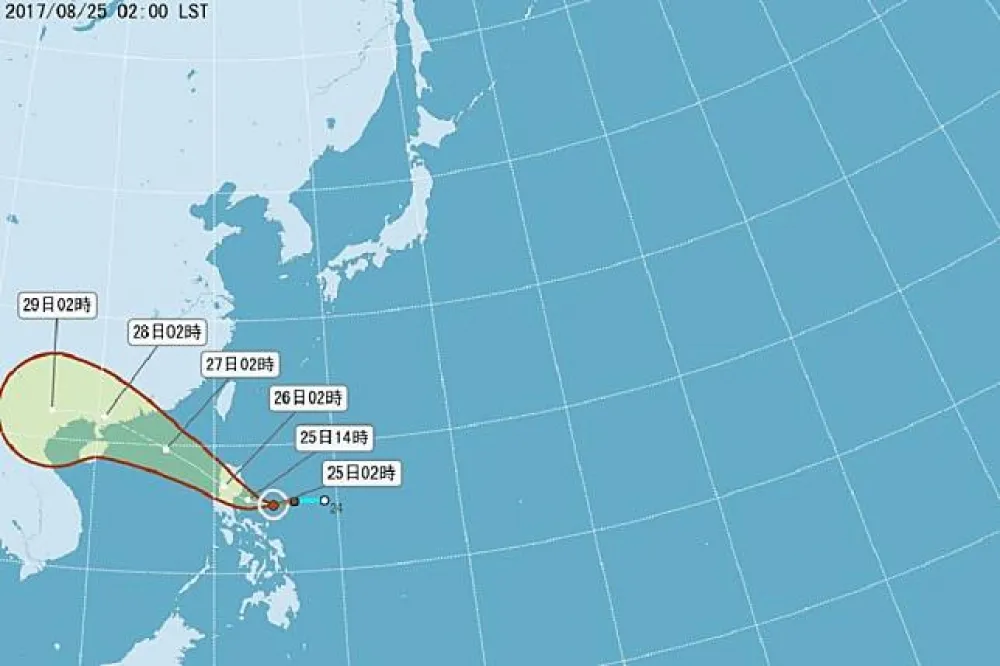 【颱風形成】帕卡又要去澳門　花東南部周末有雨