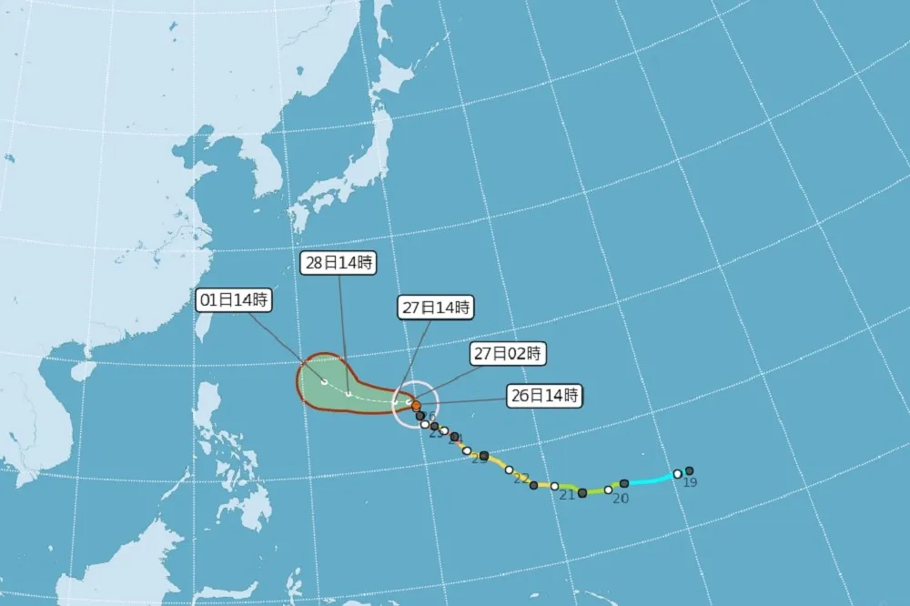 「蝴蝶」非史上唯一2月強颱　氣象局更正：1970年還另一個