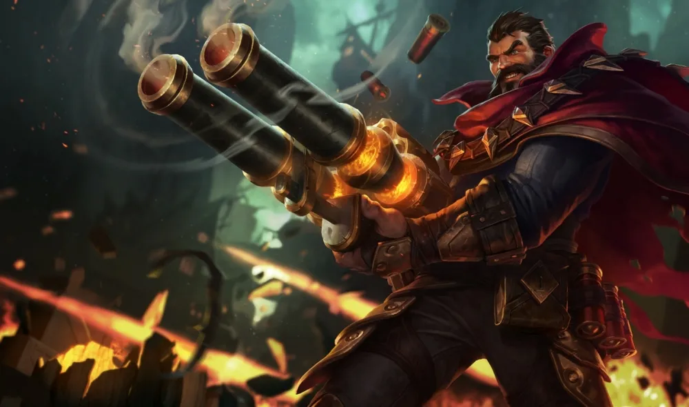 【英雄聯盟】2/27 PBE 測試服改動：葛雷夫、剛普朗克增強！