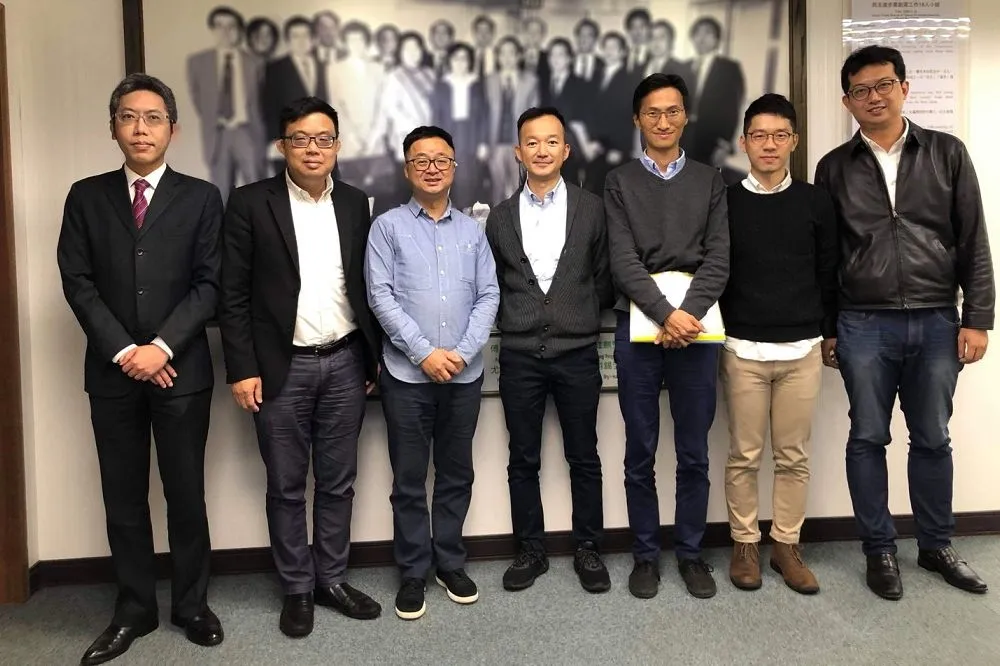  香港泛民派議員拜會民進黨　羅文嘉：盼台港簽訂司法互助協議