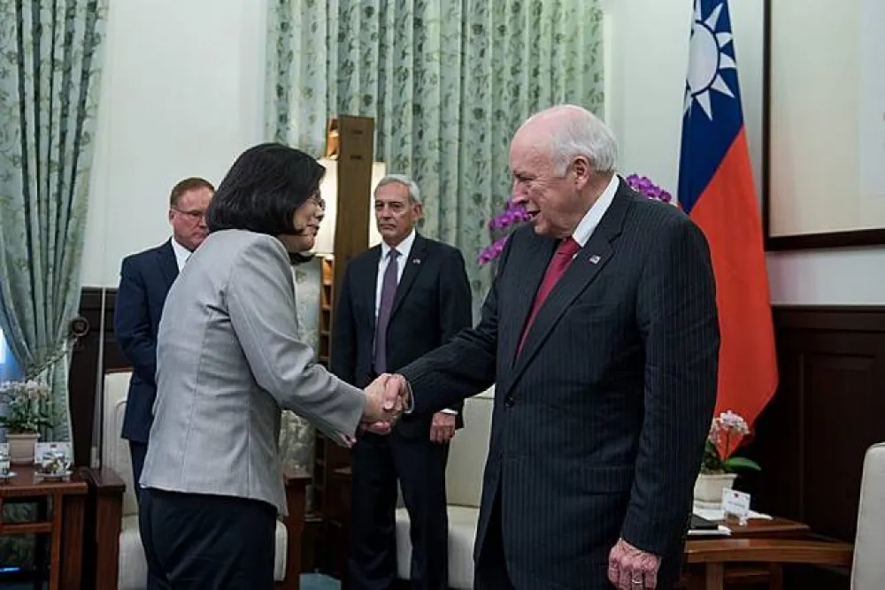 接見美國前副總統錢尼　蔡總統：加強台美策略夥伴關係