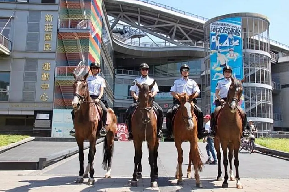 【世大運倒數11天】新北騎警隊出勤　加強場館維安