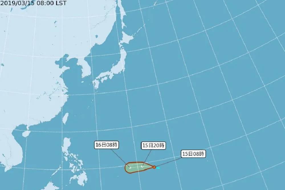 第4號熱帶性低氣壓　是否成颱風仍待觀察