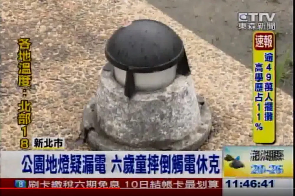 【公園地燈惹禍】女童觸電成輕度智障　新北高灘處判賠千萬