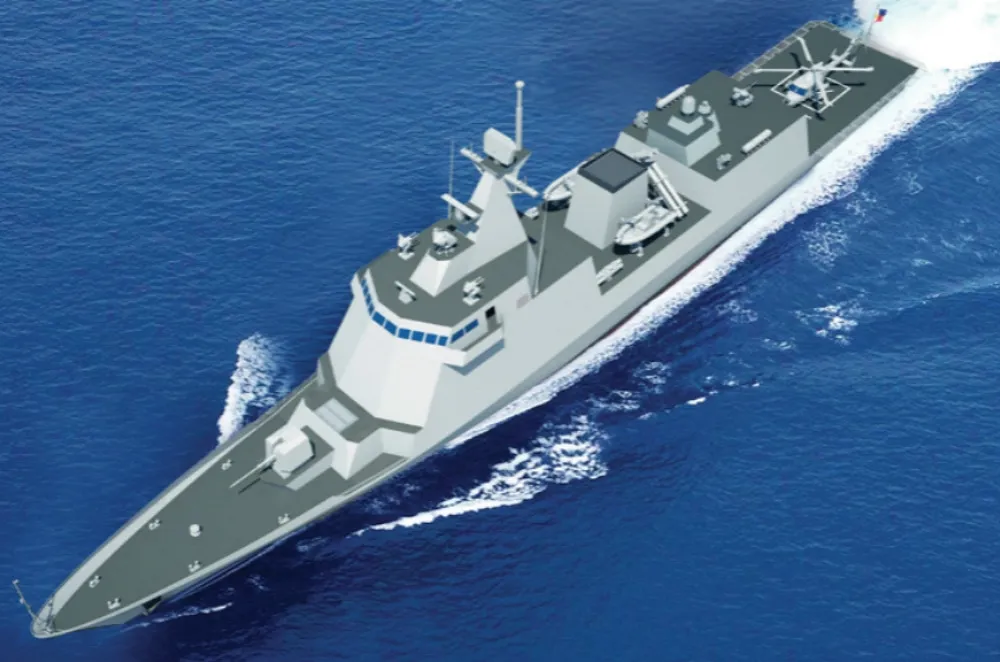 由南韓現代重工操刀　菲海軍新一代2600噸級「黎刹號」巡防艦5月下水