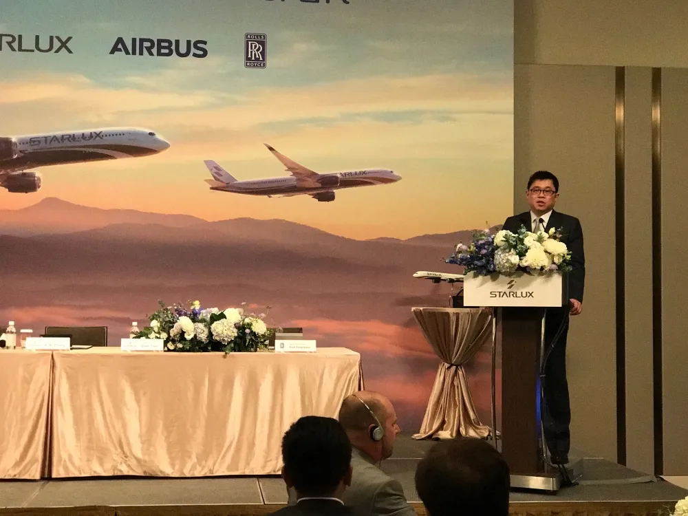 星宇買17架A350　董座張國煒：會去接第一架飛機回來