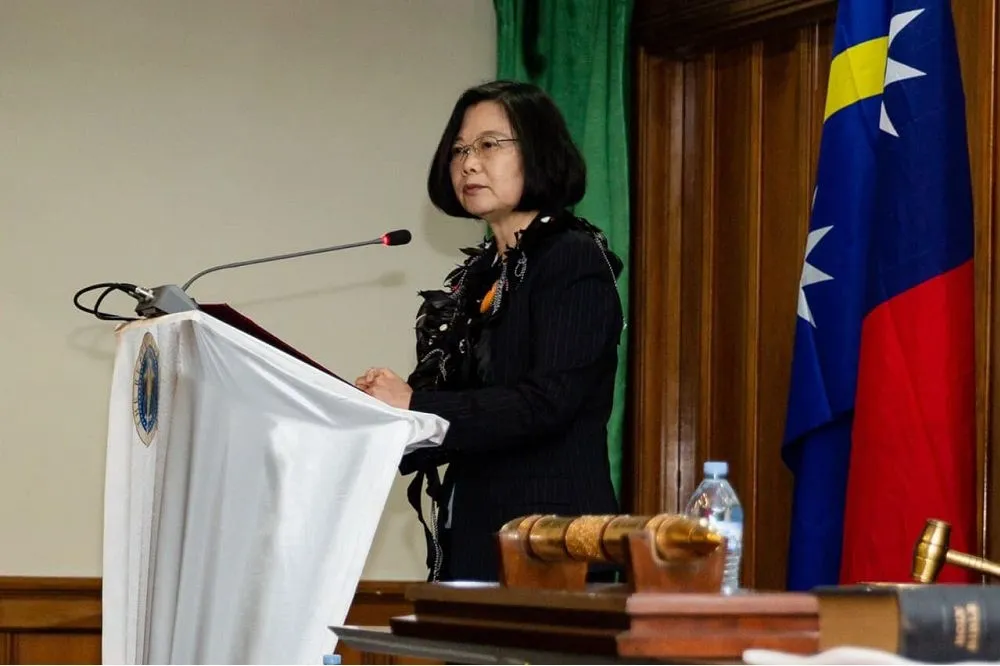 韓國瑜將見劉結一　蔡英文隔海喊話：請告訴中國停止打壓台灣