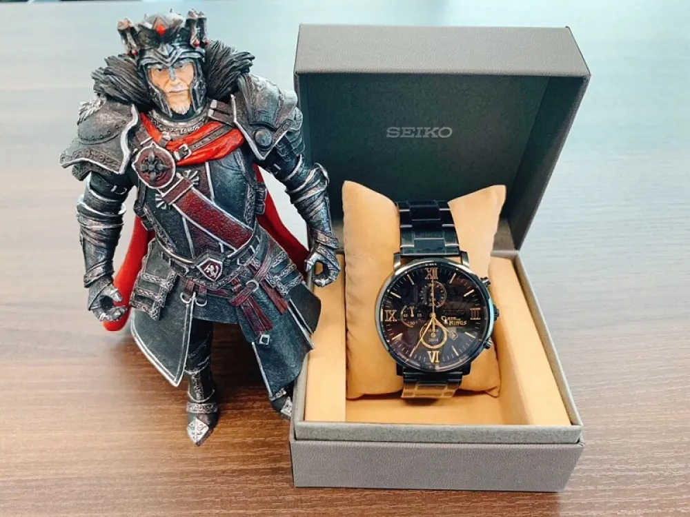 王者聚首榮耀再現　《列王的紛爭》 X SEIKO 聯名錶款躍然腕間
