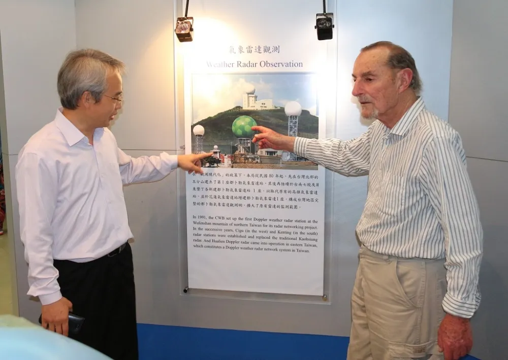 他曾協助興建氣象雷達站　50年後Mr. Hal Bogin來台重溫過往點滴