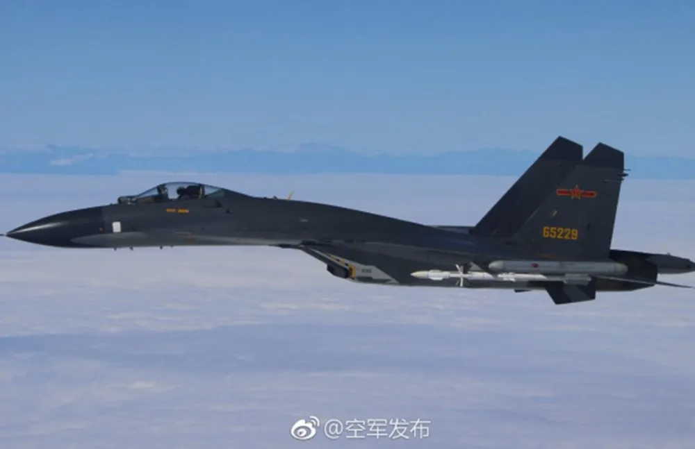 共軍2架殲11衝中線與我對峙10分鐘　國防部譴責挑釁