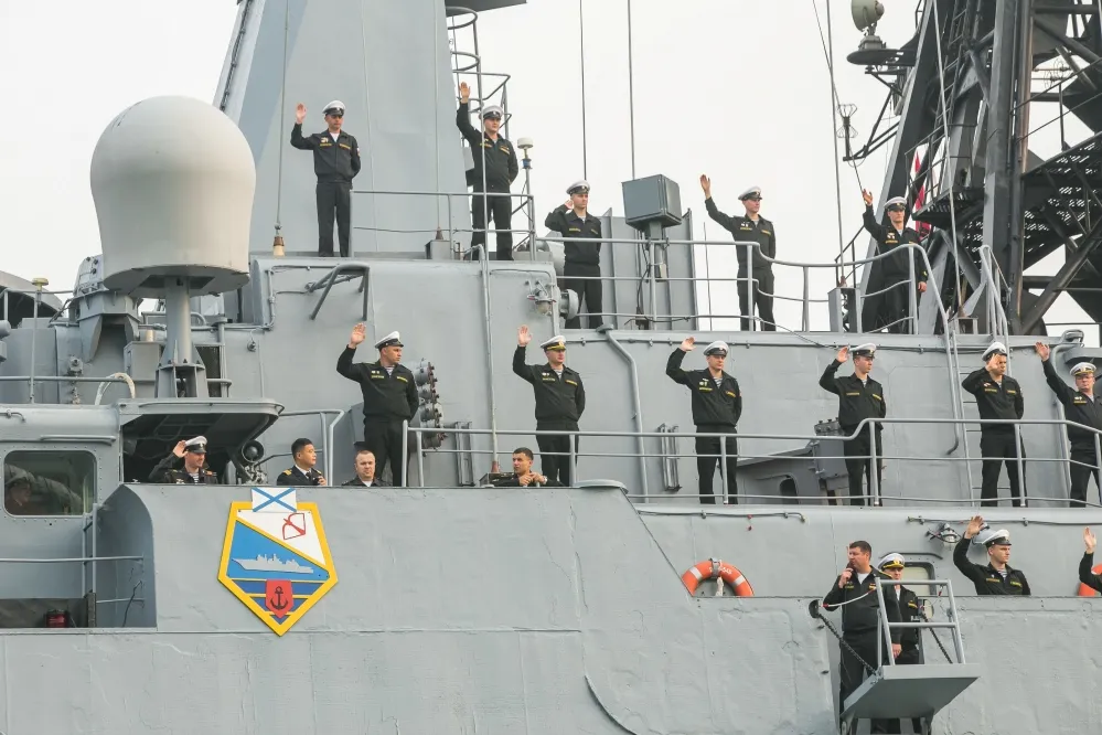中俄在青島舉行大型海上軍演　俄最新型22350型飛彈巡防艦將首登場
