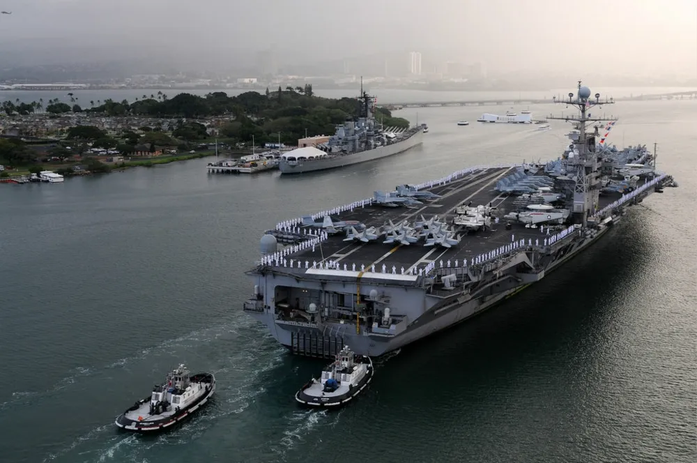 歷經「中壽升級」後　美軍尼米茲級艾森豪與林肯號航空母艦重返大海