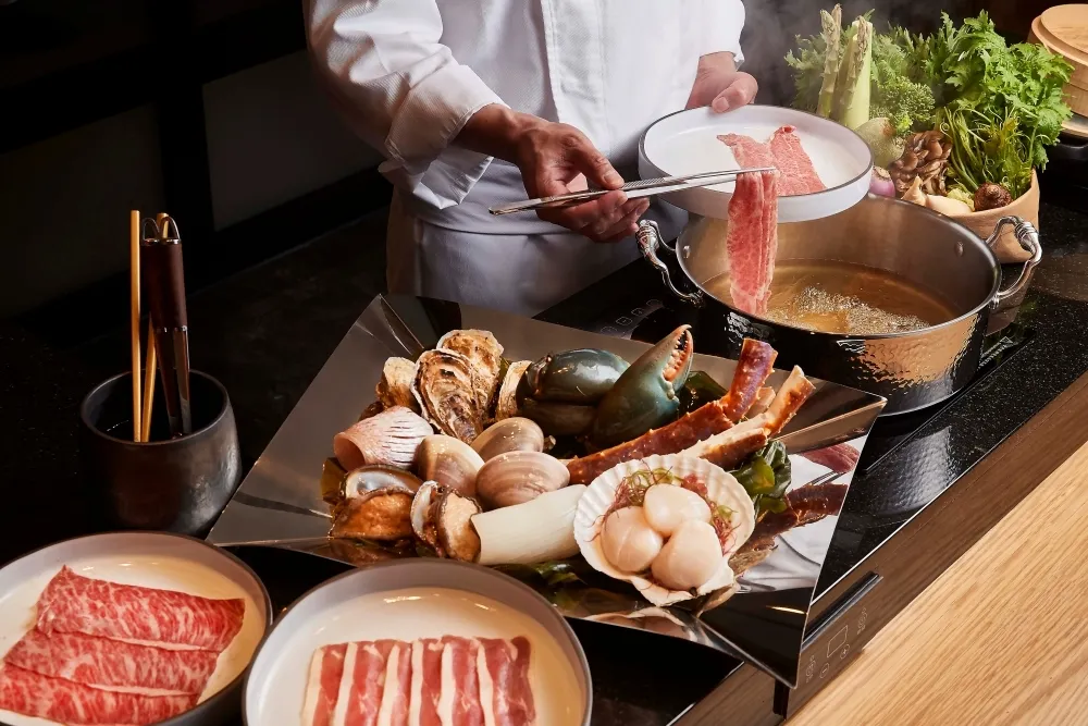 全台首家「板前料理高檔鍋物」！萬豪酒店全新鍋物概念店 Mark’s Shabu 代客涮煮頂級食材
