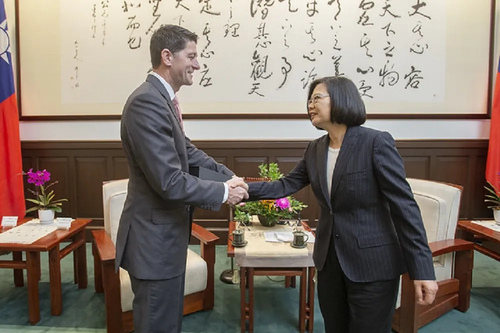 接見美前議長萊恩　蔡英文：盼台美共造和平穩定的印太地區