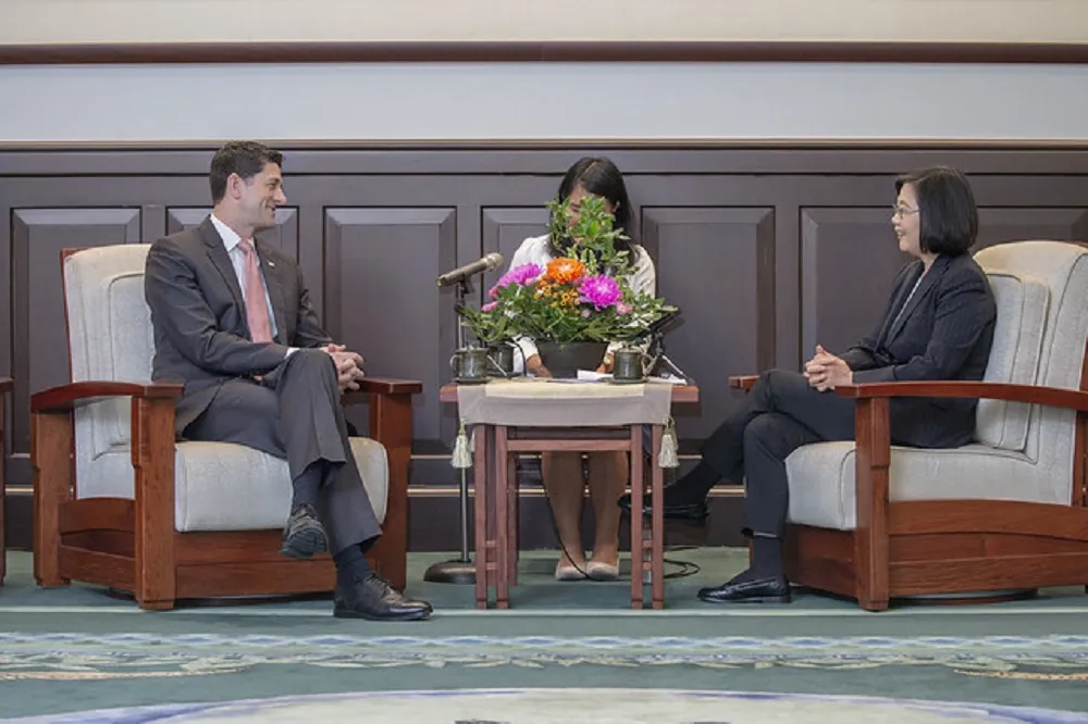 【直播】台美關係法40周年　蔡英文接見美眾院前議長