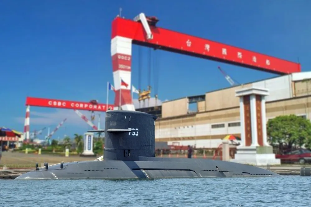 台船潛艦專用廠房選用日方設計圖　最大容納3艘潛艦同時建造