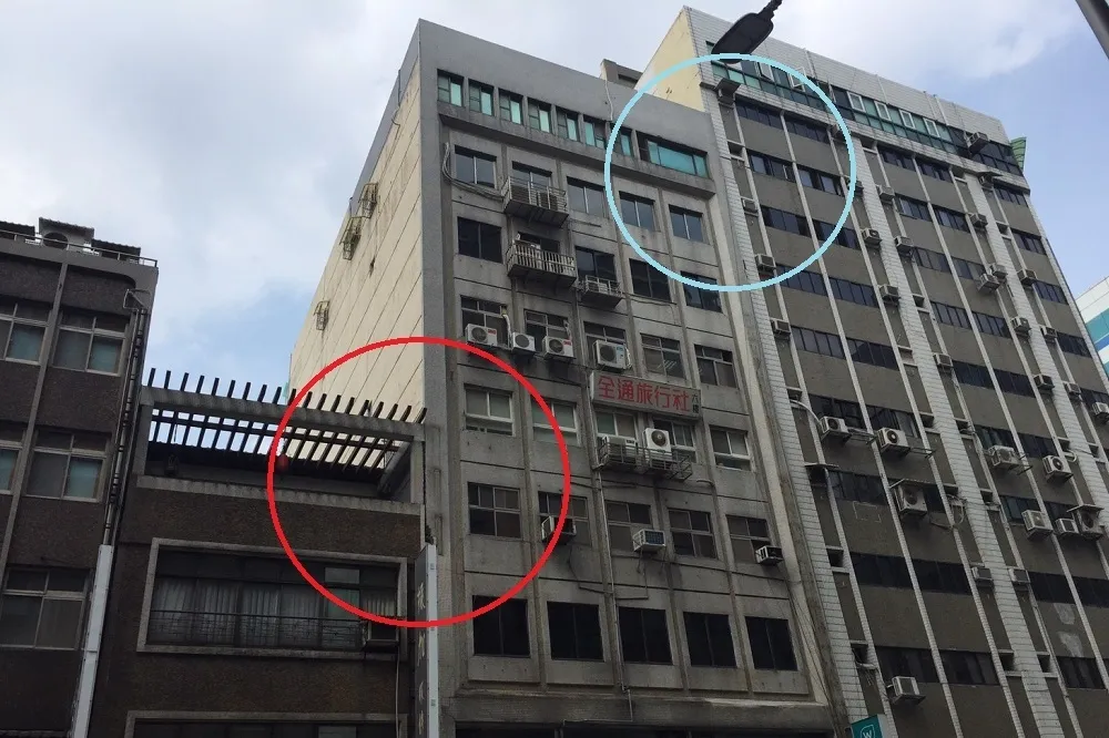 【銅門大地震】北市長安東路二段大樓傾斜　消防隊緊急封路撤出居民