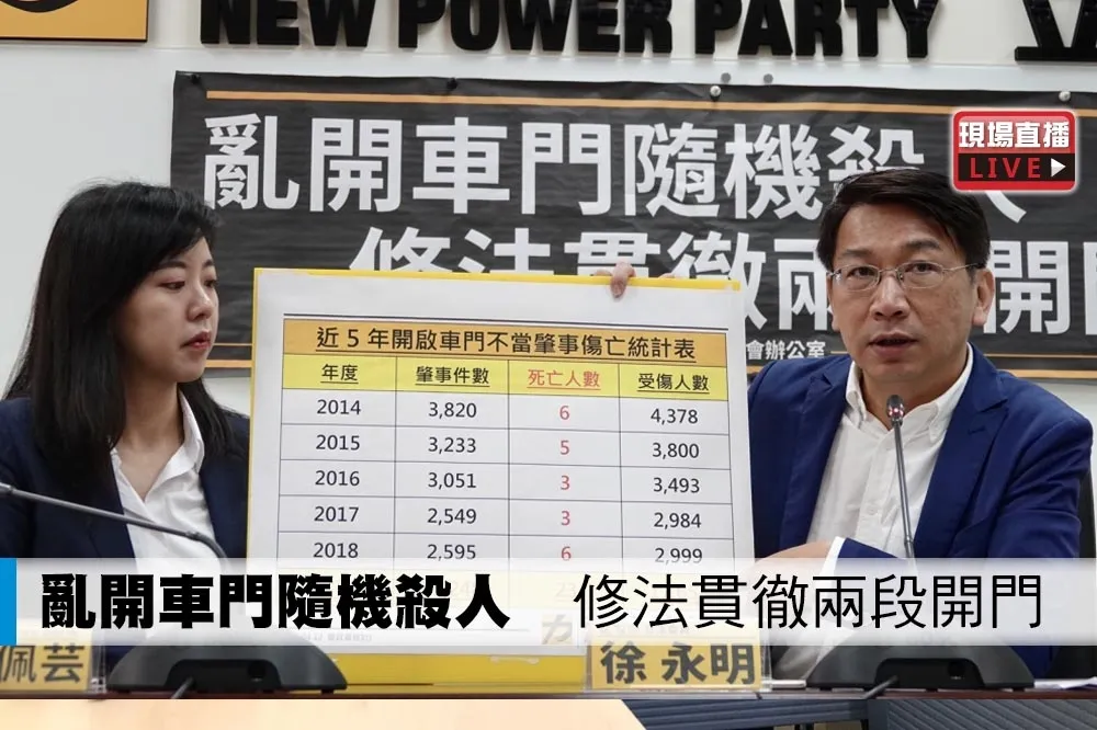 【直播】亂開車門隨機殺人　修法貫徹兩段開門