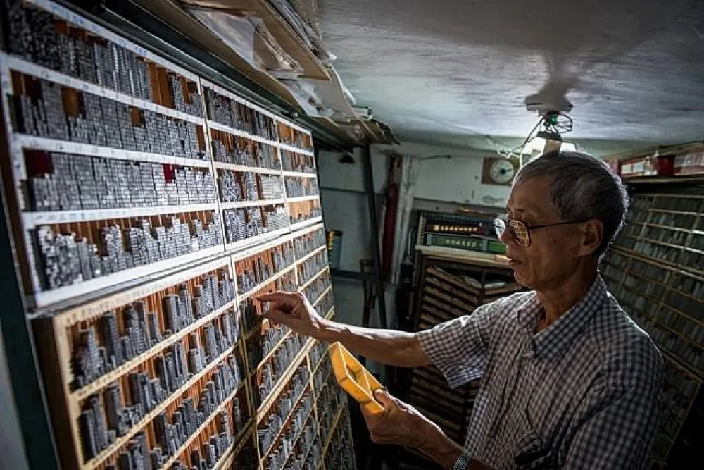 【上報人物】走過黃金年代　活字排版師林金仁的字裡人間