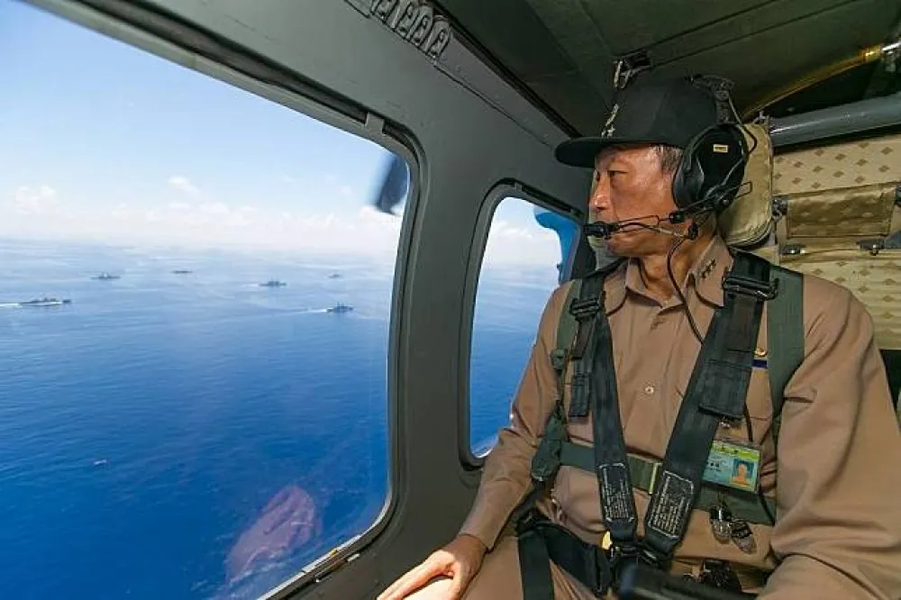 對抗遼寧號通過台海　參謀總長率海空軍澎湖操演