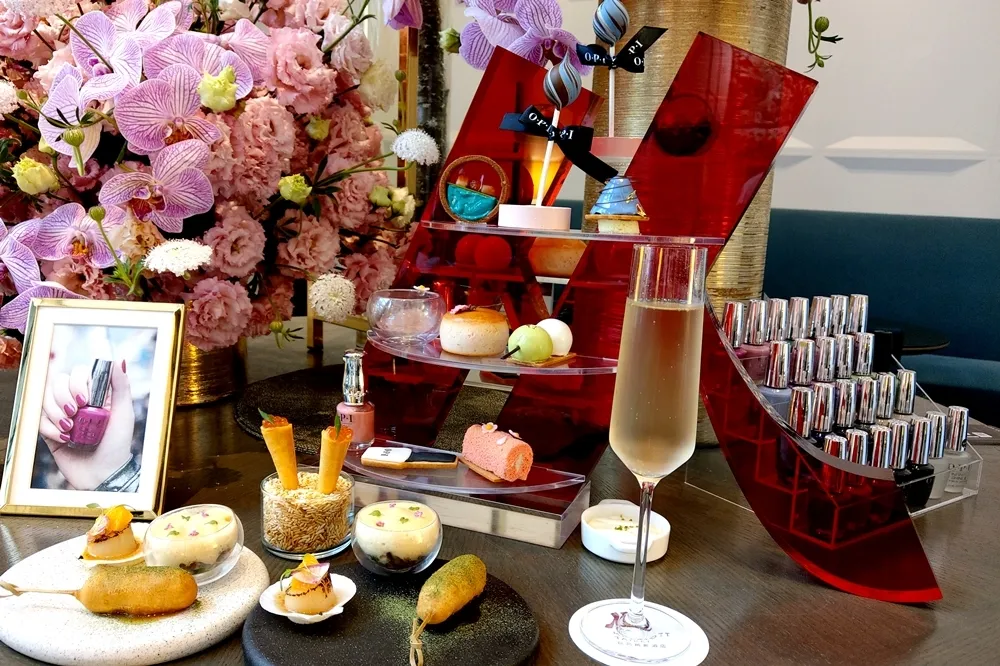 台北萬豪酒店 Lobby Lounge 攜手 OPI　限時呈獻「玩轉東京」春夏限定聯名下午茶